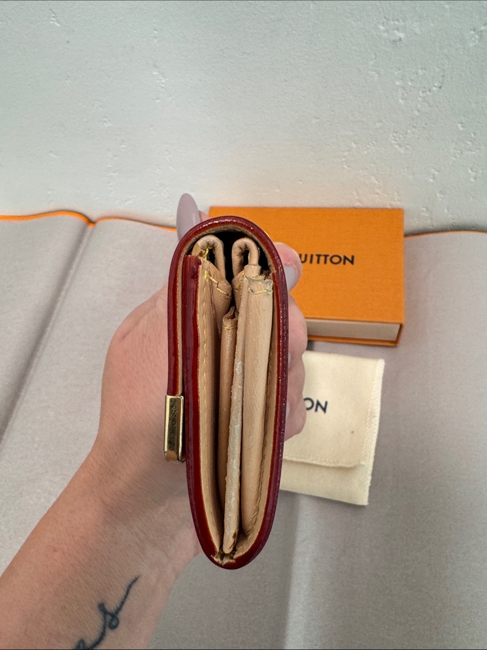 LOUIS VUITTON Multicolor Porte Monnaie Plat card wallet - Picture 4 of 7